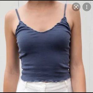 nicolette ruffle tank top - brandy melville